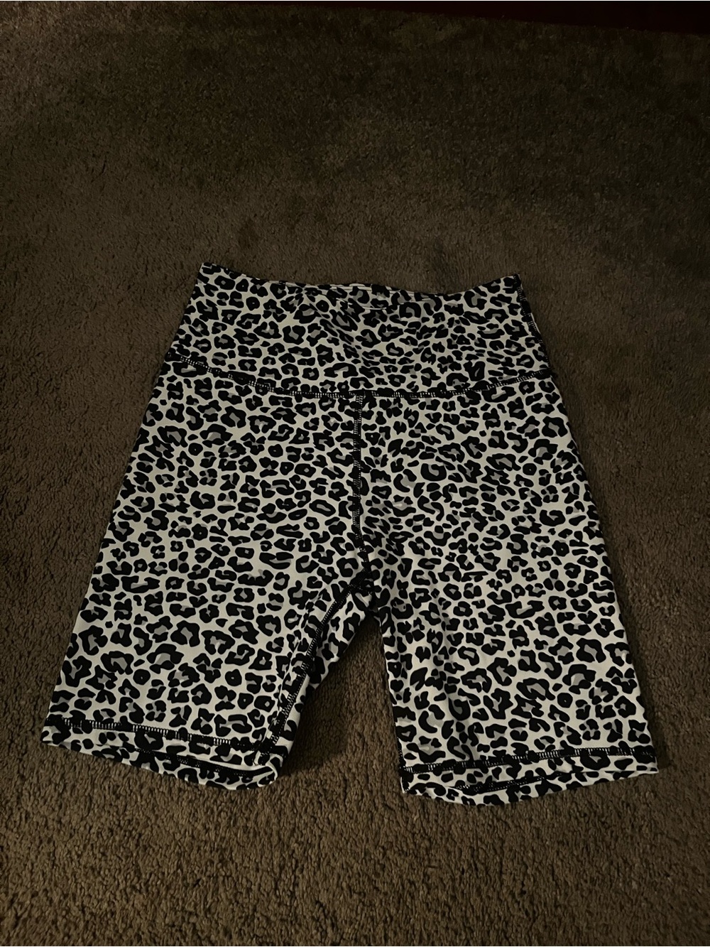 CRZ Yoga Leopard Biker Shorts